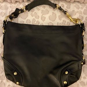 Black Leather Coach Purse